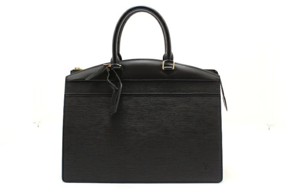 LOUIS VUITTON Riviera Handbag Epi Noir Black